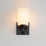 Deven Wall Sconce Black by Maxim Lighting