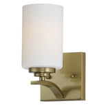 Deven Wall Sconce Satin Brass by Maxim Lighting