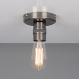 Devon Flush Mount - Antique Silver