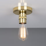 Devon Flush Mount - Polished Brass