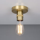 Devon Flush Mount - Satin Brass
