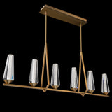 Devotion Linear Suspension Aged Brass By Schonbek Beyond