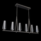 Devotion Linear Suspension Light By Schonbek Beyond, Finish: Satin Nickel, , | Casa Di Luce Lighting