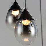 Dewdrop Multi Light Pendant Black By ET2 With Light