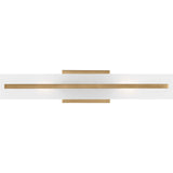 Dex Vanity Light — 24", Satin Brass