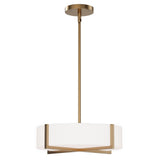 Dexter Flush Mount Pendant Natural Aged Brass by Maxim Lighting