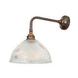 Dhaka Industrial Wall Light - Antique Brass
