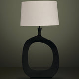 Diezma Table Lamp Medium Black By Eglo - Lifestyle View1