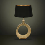 Diezma Table Lamp Small Brushed Brass By Eglo - Lifestyle View