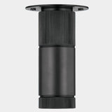 Dighton Flush Mount Distressed Bronze By Hudson Valley Front View