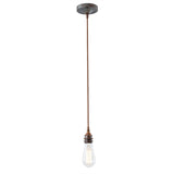 Dili Round Pendant Antique Brass