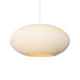 Disc Scraplights Pendant, Finish: White, Size: Large