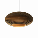 Disc Scraplights Pendant, Finish: Natural, Size: Large