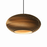 Disc Scraplights Pendant, Finish: Natural, Size: Small