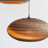 Disc Scraplights Pendant, Finish: Natural, Size: Small