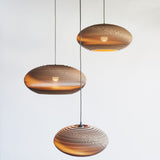 Disc Scraplights Pendant, Finish: Natural