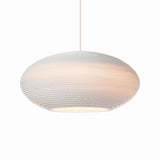 Disc Scraplights Pendant, Finish: White, Size: Small