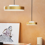 Discus Pendant Light Small Matt White Lacquered By Contardi - Lifestyle View3