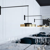 Discus Wall Light Large Matt Black Silk Lacquered By Contradi - Lifestyle View1