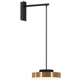 Discus Wall Light Small Matt Black Silk Lacquered By Contradi