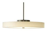 Disq LED Pendant Large, shown in Dark Smoke, by Hubbardton Forge