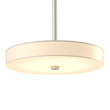 Disq LED Pendant Small in Sterling by Hubbardton Forge