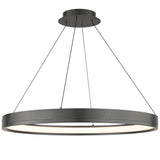 Distressed Black Rounder 4CCT LED Pendant by WAC Lighting