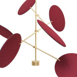 Diva Suspension Satin Gold Dark Orange By Mogg Detailed View