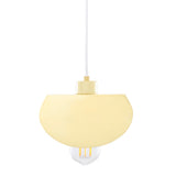 Dodoma Pendant Light - Polished Brass / White Cable