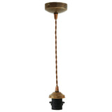 Doha Twisted Suspension - Antique Brass