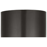 Dola Flush Mount Large Bronze By Visual Comfort Modern - Side View
