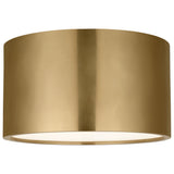 Dola Flush Mount Large Hand Rubbed Antique Brass By Visual Comfort Modern