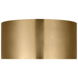 Dola Flush Mount Medium Hand Rubbed Antique Brass By Visual Comfort Modern - Side View