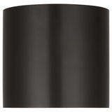 Dola Flush Mount Small Bronze By Visual Comfort Modern - Side View