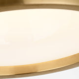 Dola Flush Mount Small Hand Rubbed Antique Brass By Visual Comfort Modern - Detailed View
