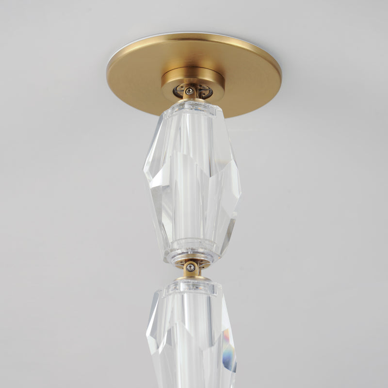 Dolce Vita LED Pendant Small Gold By Studio M Detailed View