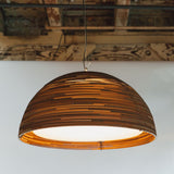 Dome Scraplights Pendant, Finish: Natural
