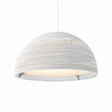 Dome Scraplights Pendant, Finish: White