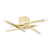 Dona Semi Flush - Aged Brass