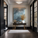 Doral 6 Light Semi Flush Mount Matte White By Crystorama- Lifestyle View