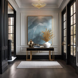 Doral 6 Light Semi Flush Mount Renaissance Gold By Crystorama - Lifestyle View