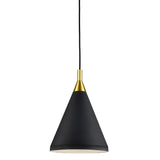 Dorothy Tall Pendant Light By Kuzco Small BK