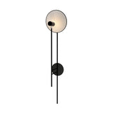 Dot 4246 Wall Sconce White Stone Charcoal by Accord