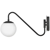 Dottie Wall Sconce Black By Lark Living - Side View3
