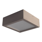 Double Ceramic Flush Mount by Geo Contemporary - Sand ceramic