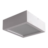 Double Ceramic Flush Mount by Geo Contemporary - White ceramic