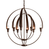 Double Cirque Chandelier in Bronze by Hubbardton Forge
