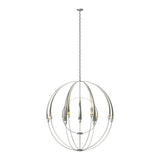 Double Cirque Large Scale Chandelier in Sterling by Hubbardton Forge