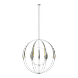 Double Cirque Large Scale Chandelier in Vintage Platinum by Hubbardton Forge