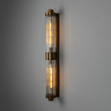 Double Louise Wall Light - Antique Brass